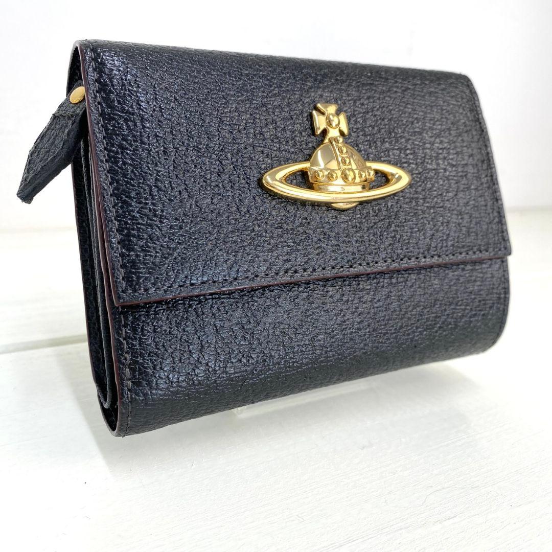 極美品✨️ Vivienne Westwood 三つ折り財布 ビッグオーブ