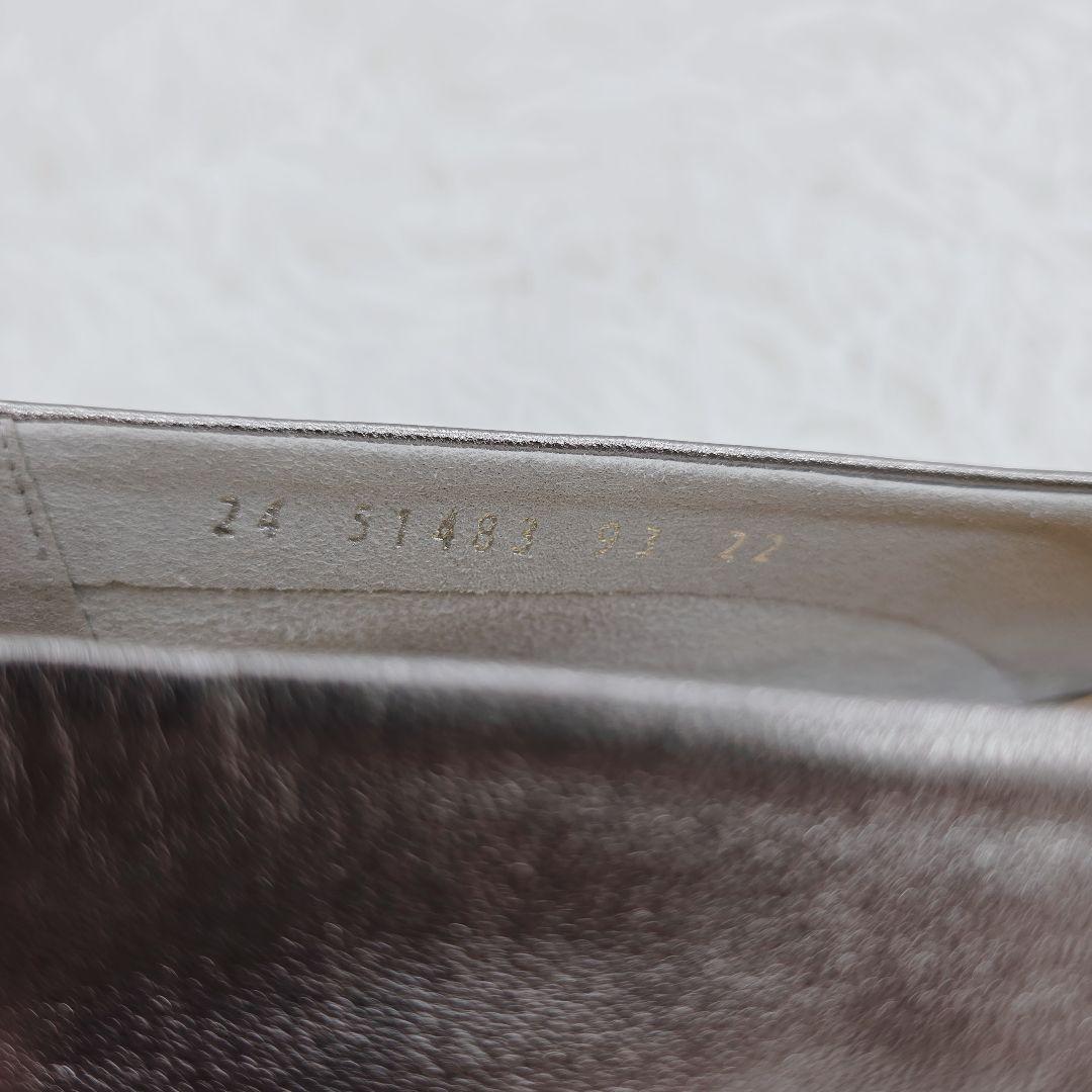 新品未使用✨️ルタロングリーズ 本革 ポインテッドトゥ パンプス 22cm