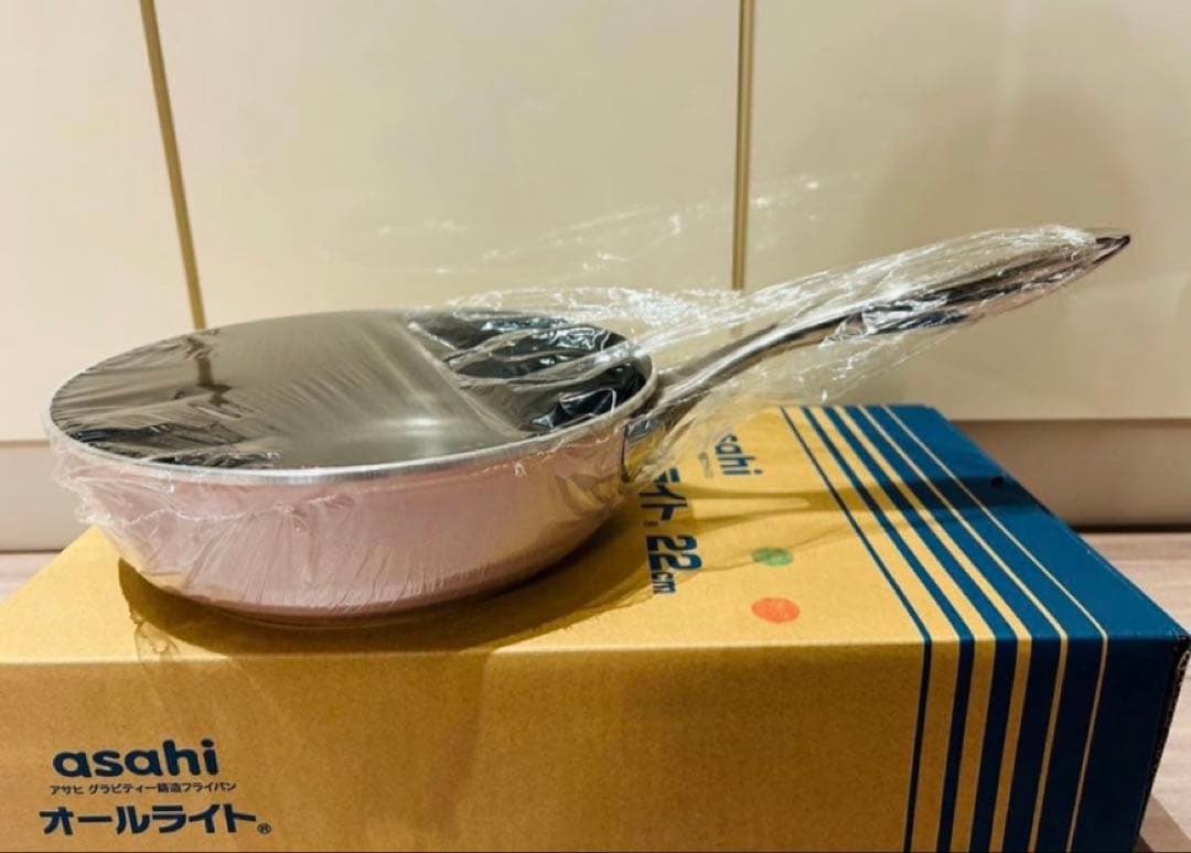 アサヒ軽金属　asahi オールライト 22 ピンク フライパン　適温計　レシピ