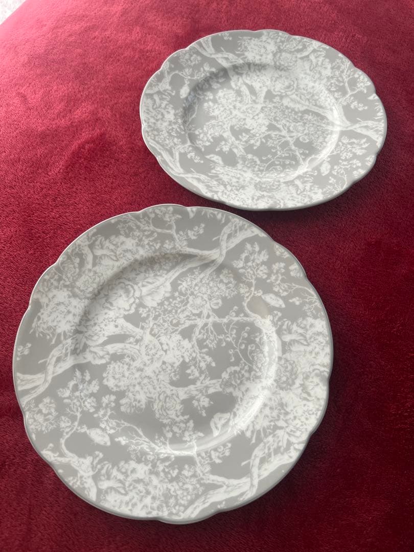 SALE‼︎ DIORサイドプレート16cm グレー 2枚セット