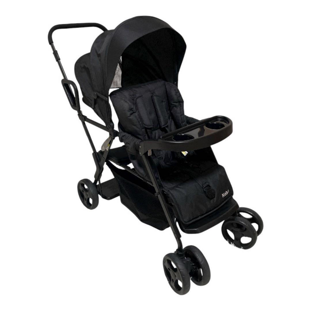 c*.様 Nebio アミティエF 2人乗り ベビーカー ブラック 軽量