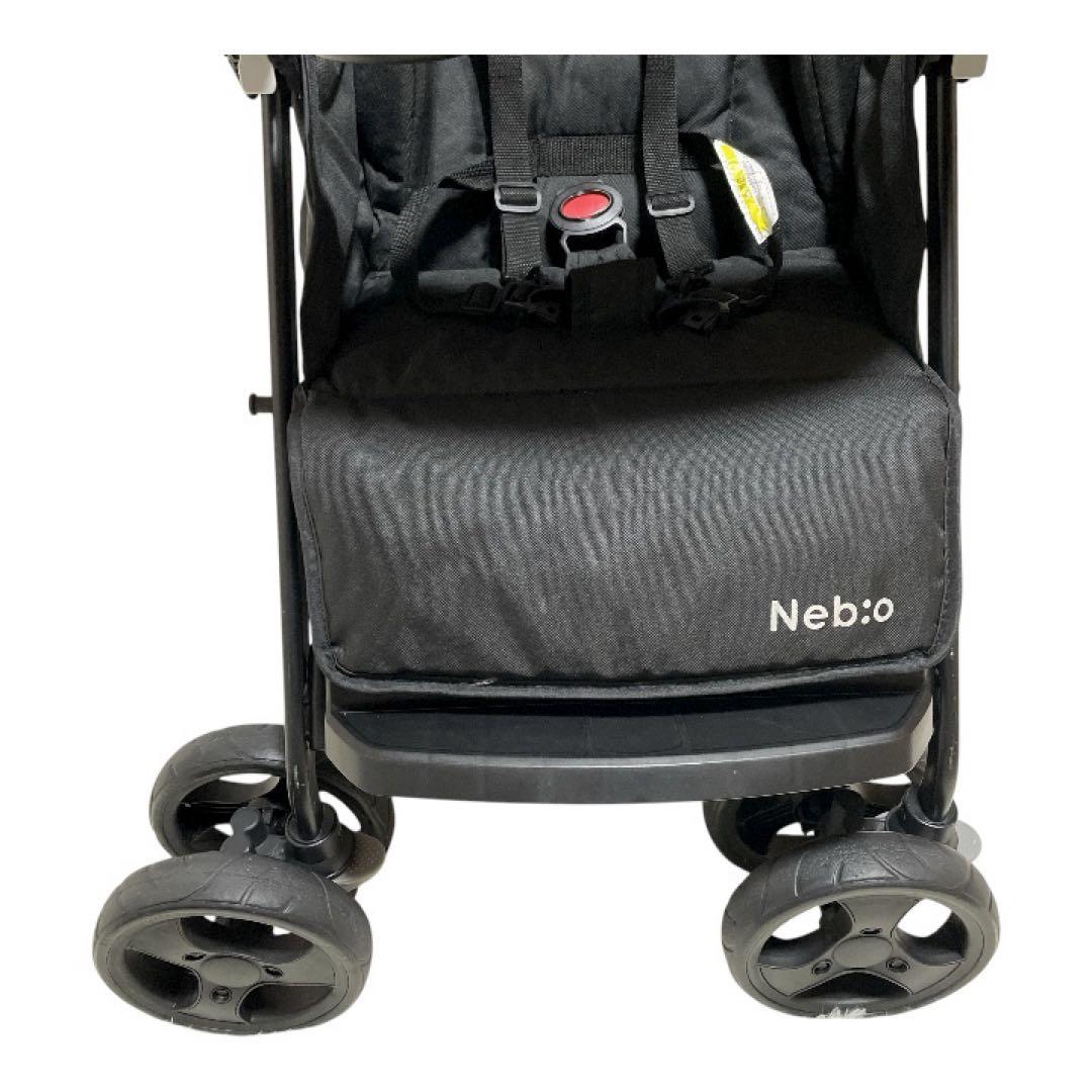 c*.様 Nebio アミティエF 2人乗り ベビーカー ブラック 軽量