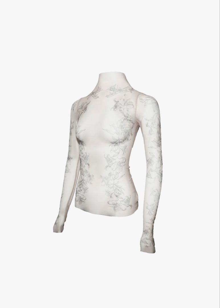 トップス theredthread lily tattoo tops