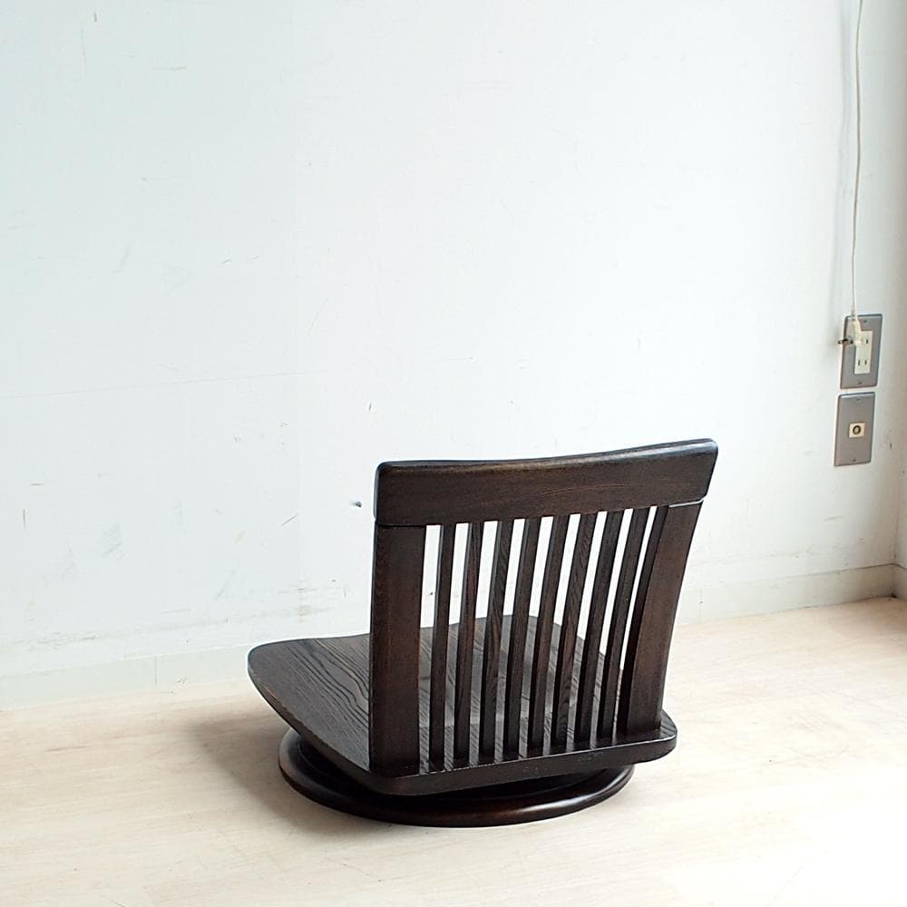 無垢材 回転座椅子 B 和室 和モダン ZR23919