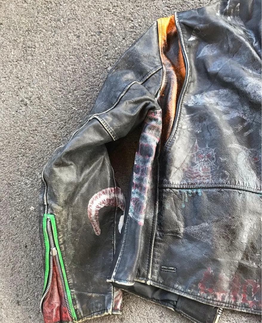 ジャケット・アウター 1970's Hand Paint riders