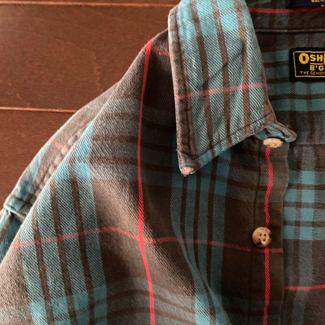 80〜90年代OSHKOSH コットンヘビーネル MADE IN USA