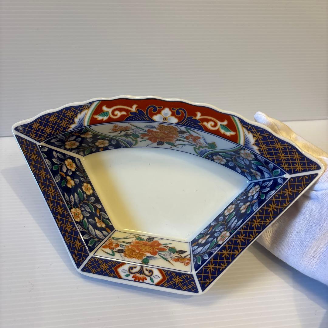 丸喜陶苑 有田焼 大皿39cm 仕切り皿5枚＋中央皿 会席皿 オードブル 皿