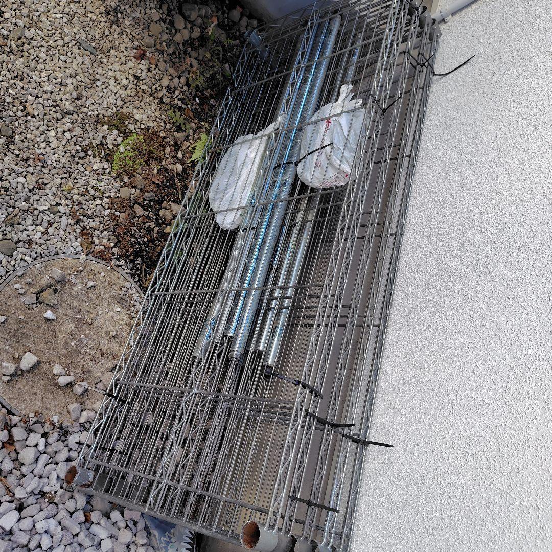 5段メタルスチールラック シルバー