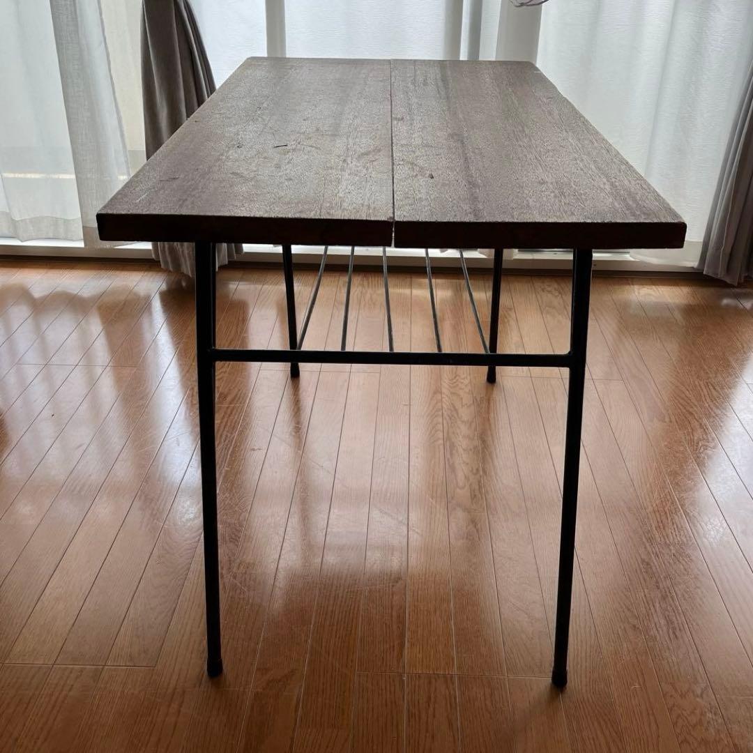 jam【古道具】木製×アイアン脚テーブル ヴィンテージ送料込