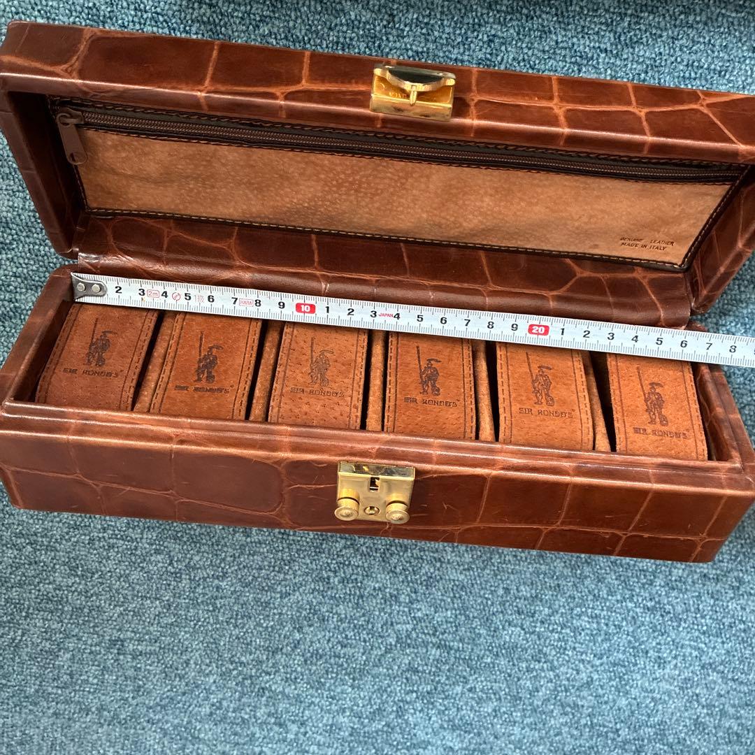 K*A様 サーロンドス　クロコダイル風　腕時計ケース　新品