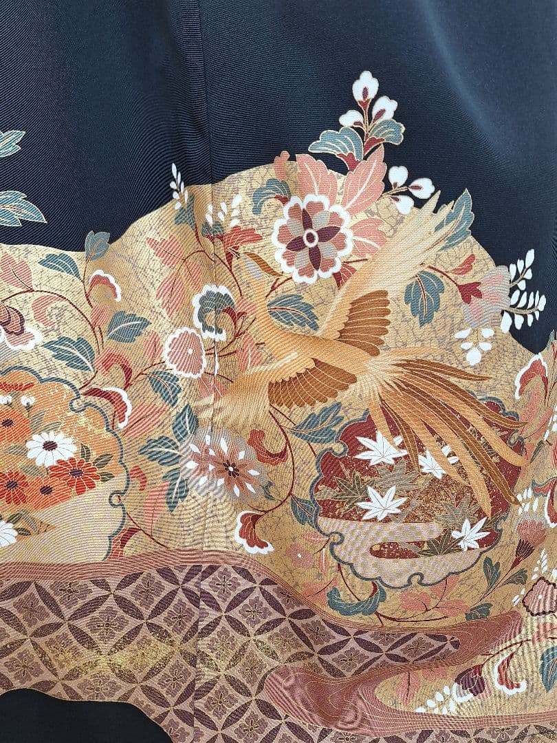 着物リメイクワンピース3609