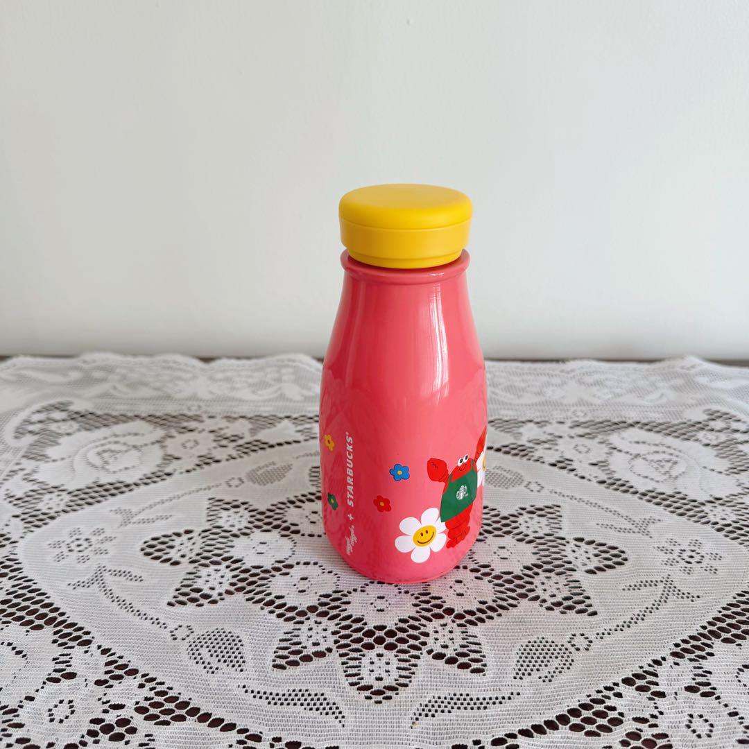 【新品未使用✨】 海外限定 Wiggle Wiggle スタバコラボ 水筒ピンク