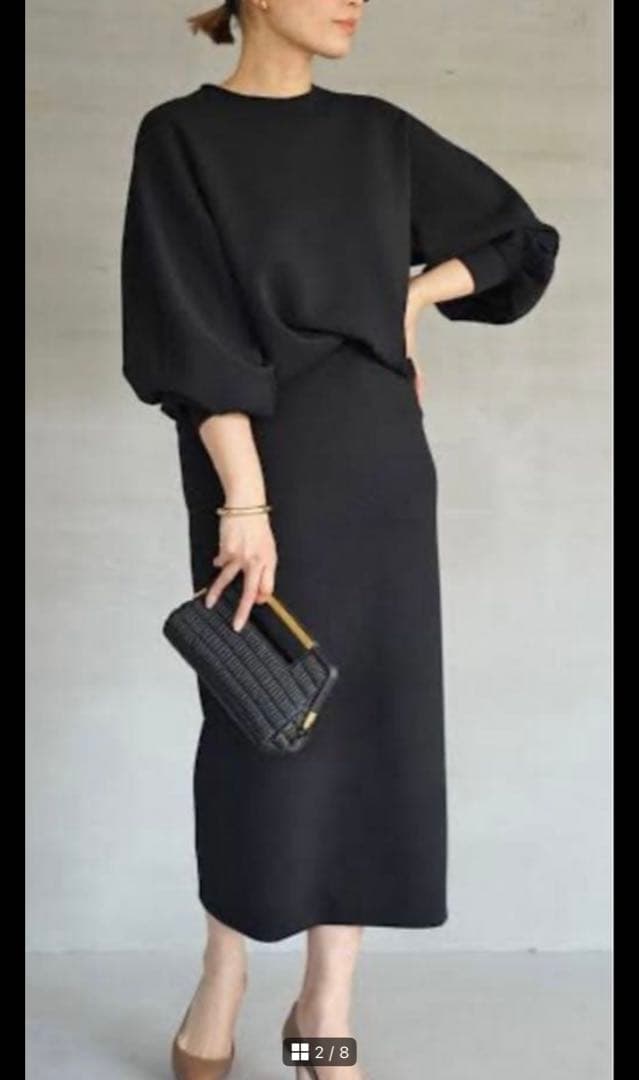 美品✨ドゥーズィエムクラス dumblefit クルーネックプルオーバー 黒