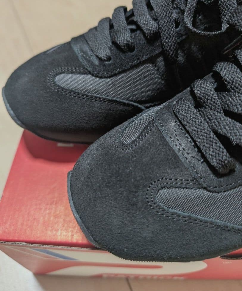 38 24cm パトリック マラソン スペース スニーカー 94601 ブラック