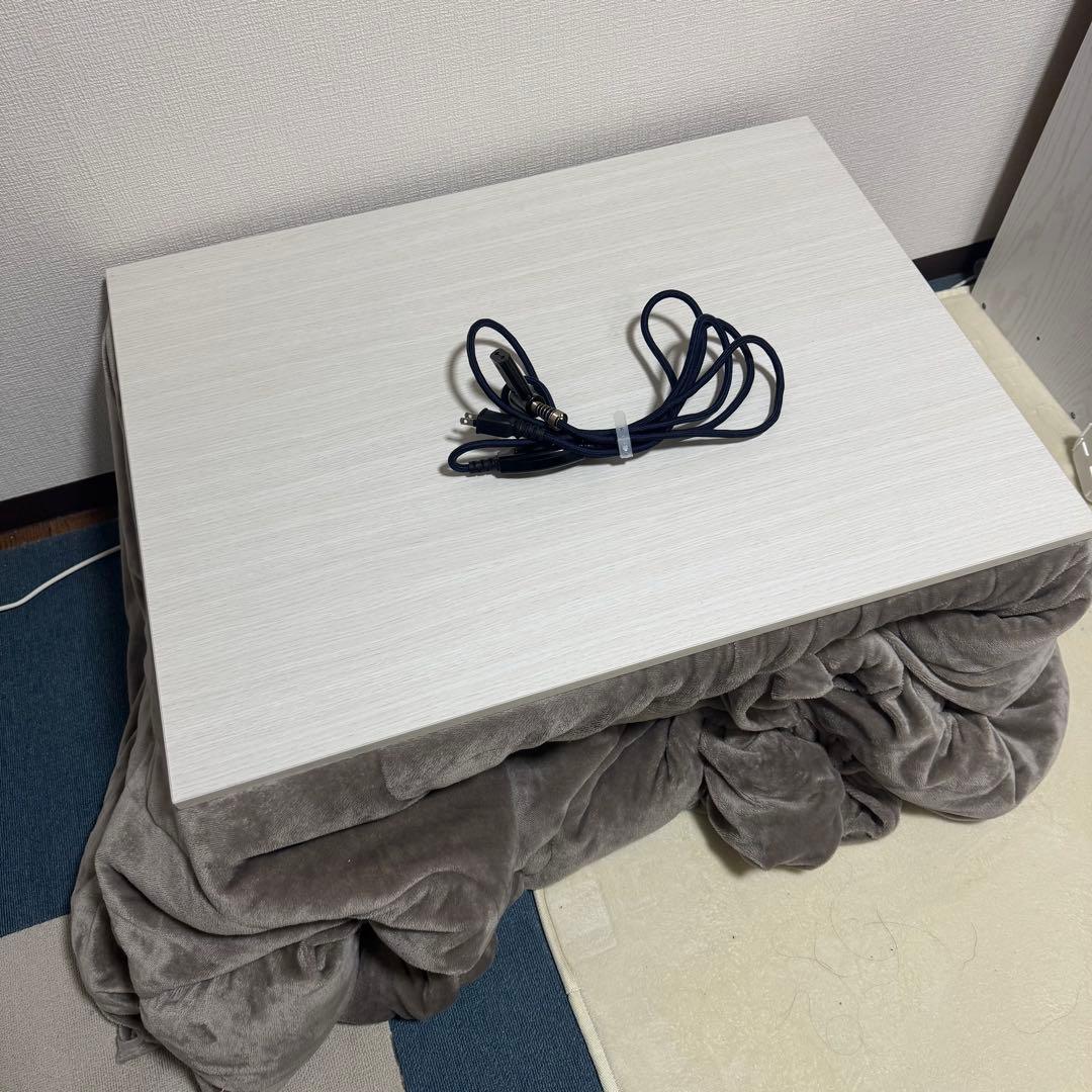 ニトリ こたつ 2023年製 ホワイト LS22 8060 WW こたつ布団付き