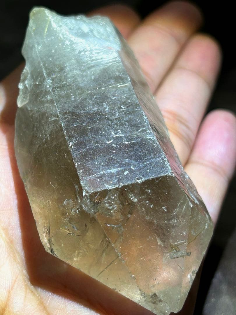 ☆別格高級品！帝王秘宝⑥！極美！スモーキー　ルチル　水晶　原石　クラスター