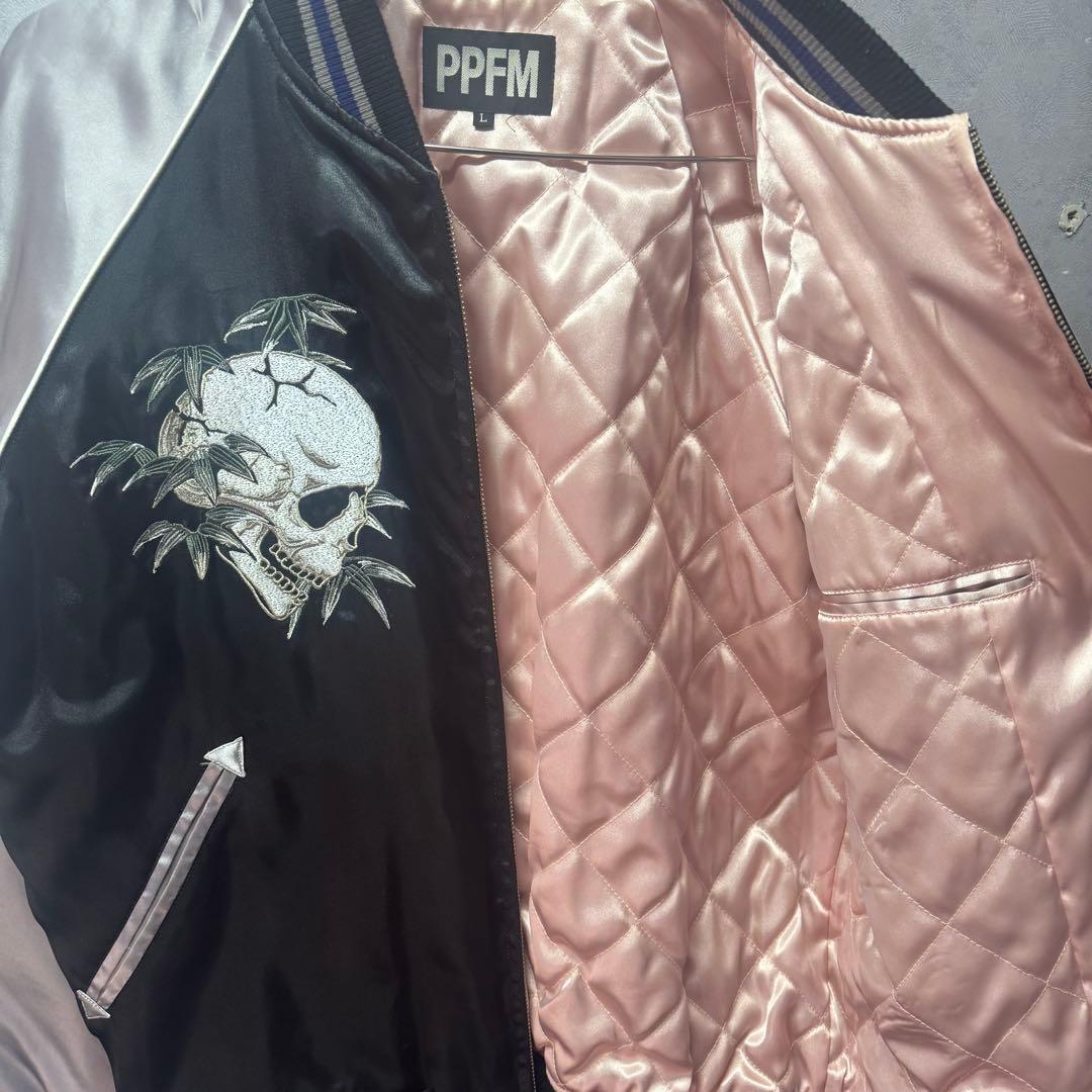 ✨️レア物✨️PPFM スカル刺繍 スカジャン Lサイズ