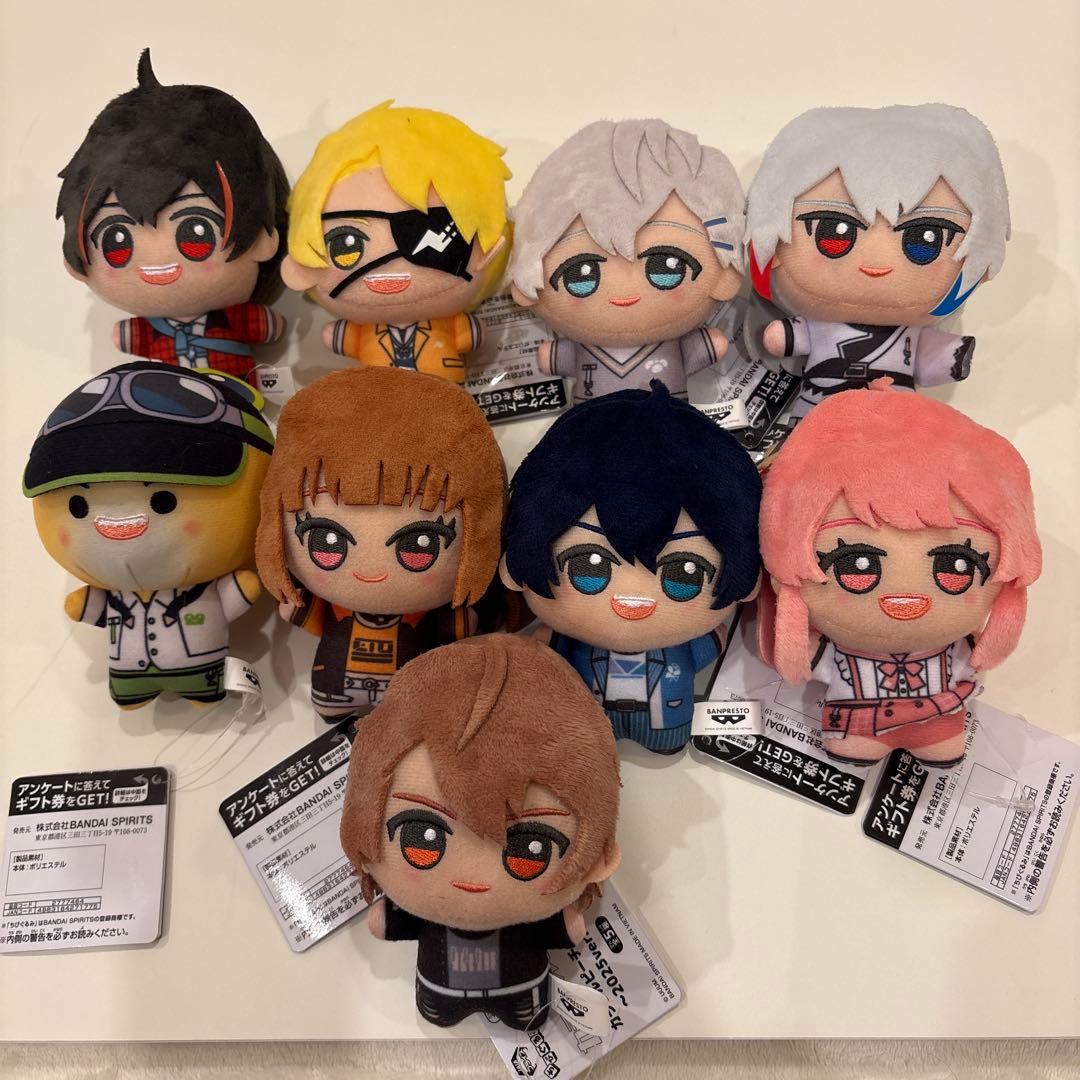 カラフルピーチちびぐるみ9体セット