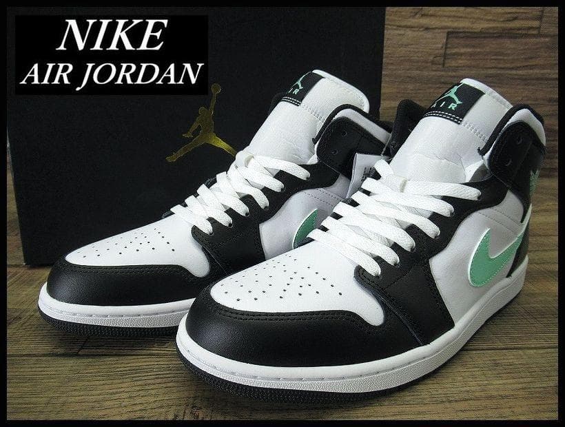 専用 ナイキ エアジョーダン1 ミッド グリーングロー スニーカー 29.0 ④