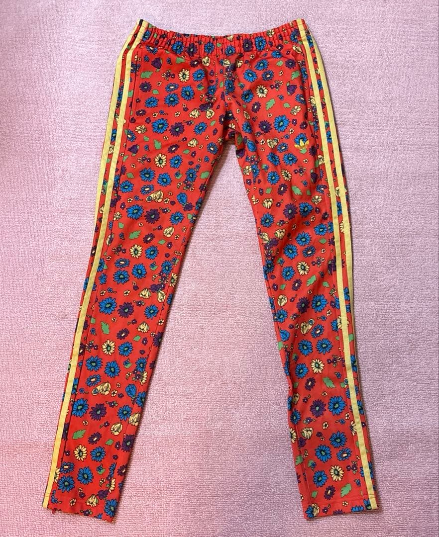 【美品】 adidas×ロデオクラウンズ 花柄ジャージ セットアップ 永野芽郁