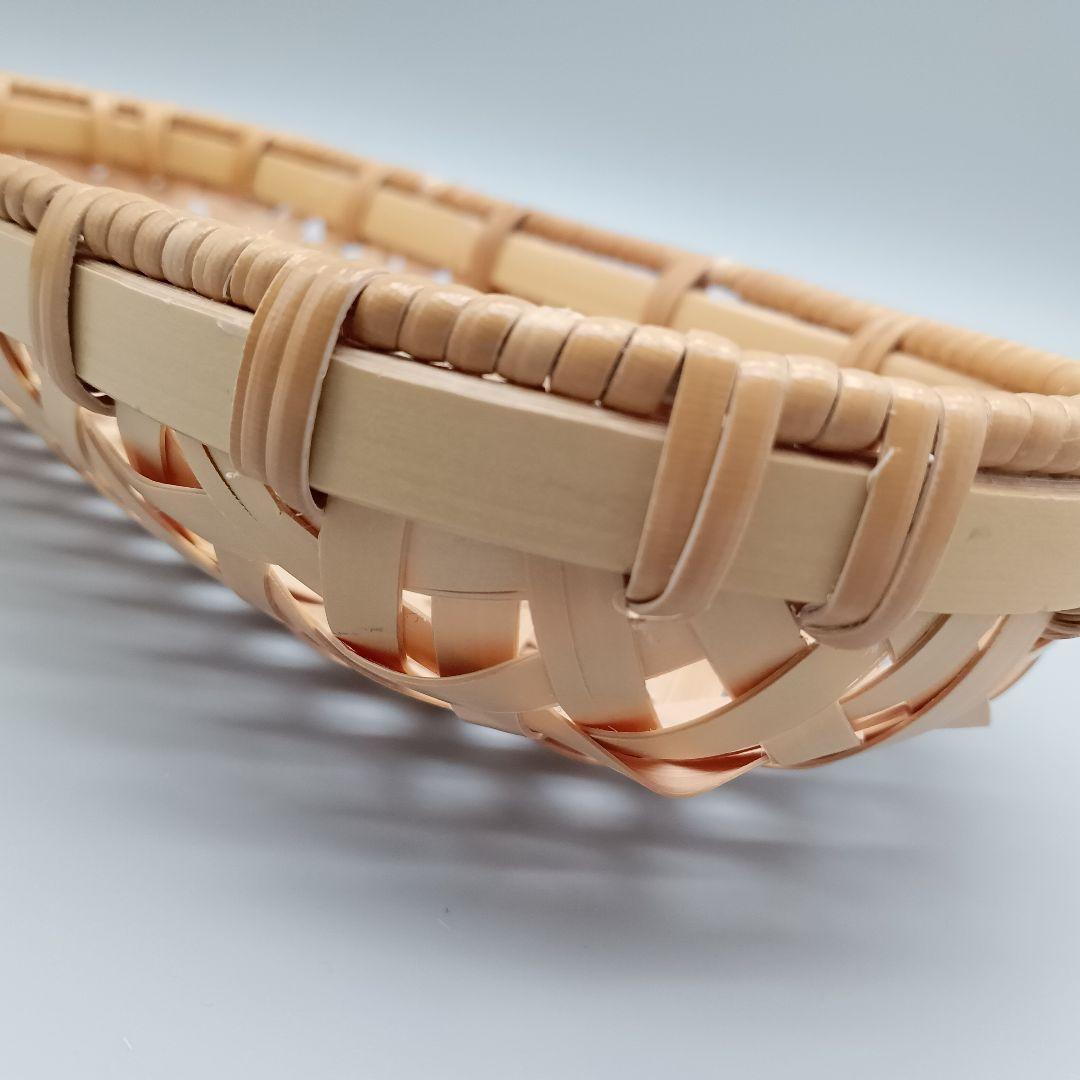 竹工芸作家 船橋 正則 弁当籠 深型 カゴ かご