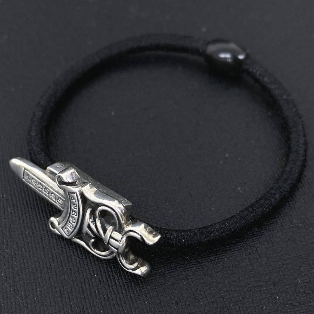 CHROME HEARTS シルバー 925 ダガー ヘアゴム ブレスレット