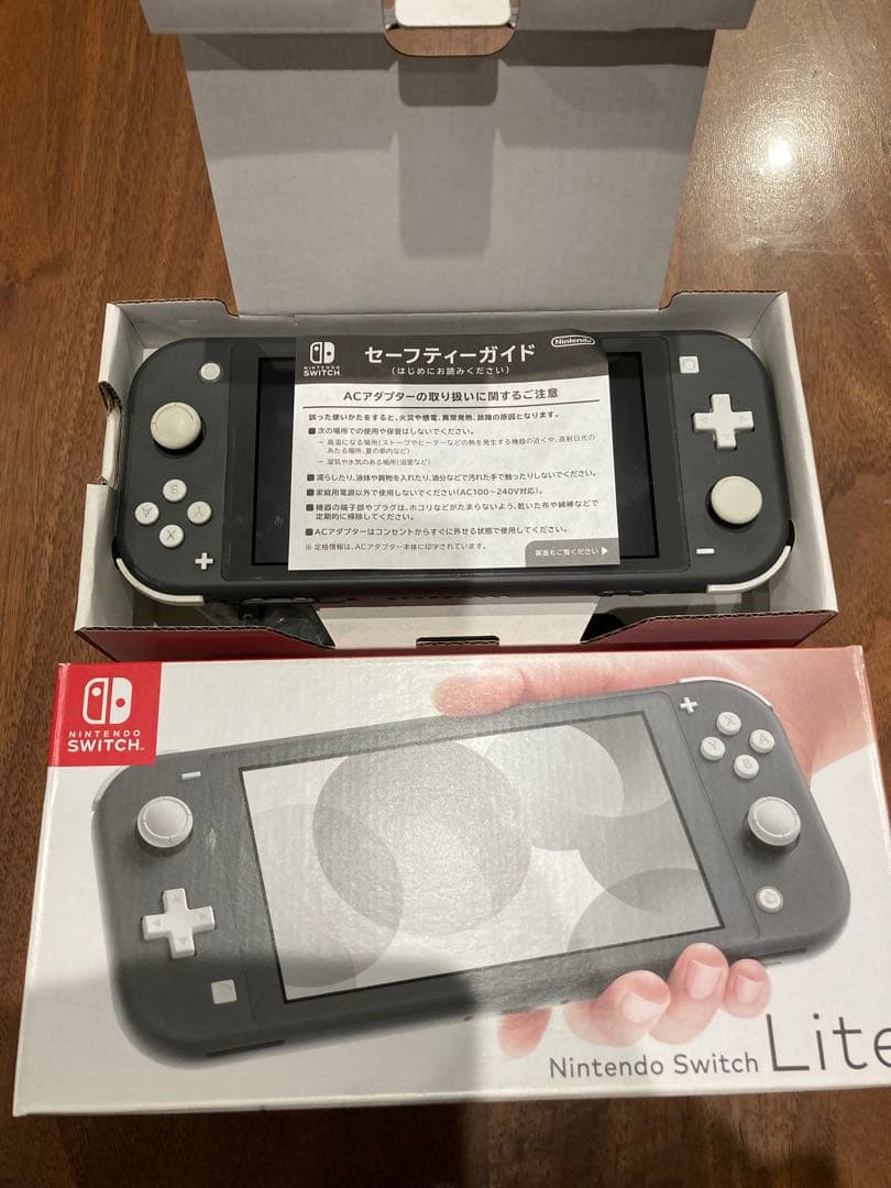 Nintendo Switch Lite 本体 スイッチ ライト グレー 箱あり
