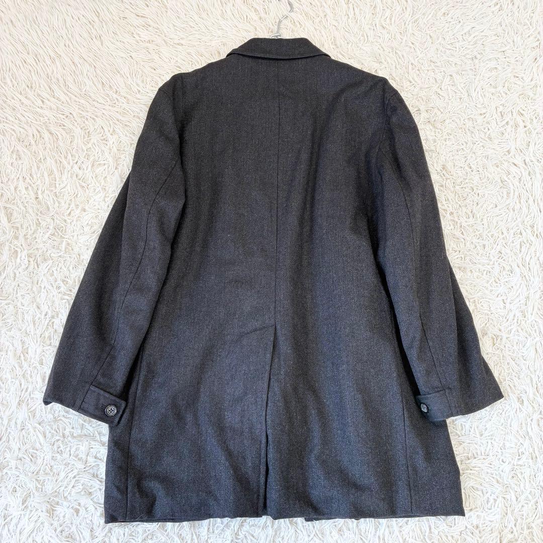 美品 ブルックスブラザーズ 中綿ステンカラーコート ロロピアーナ ウール M