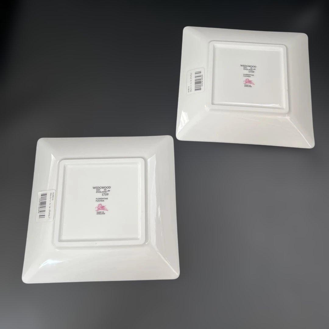 ［新品］ フロレンティーン フューシャ スクエアトレイ2枚
