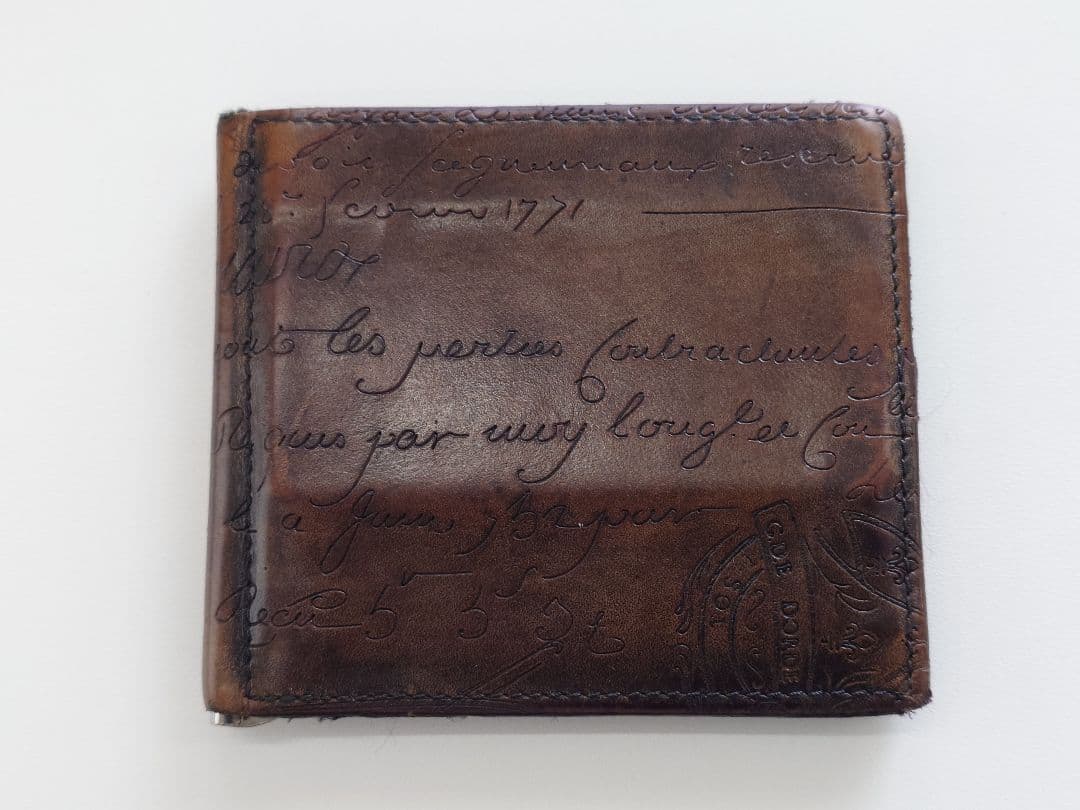 ベルルッティ　マネークリップ ASSAO カリグラフィ