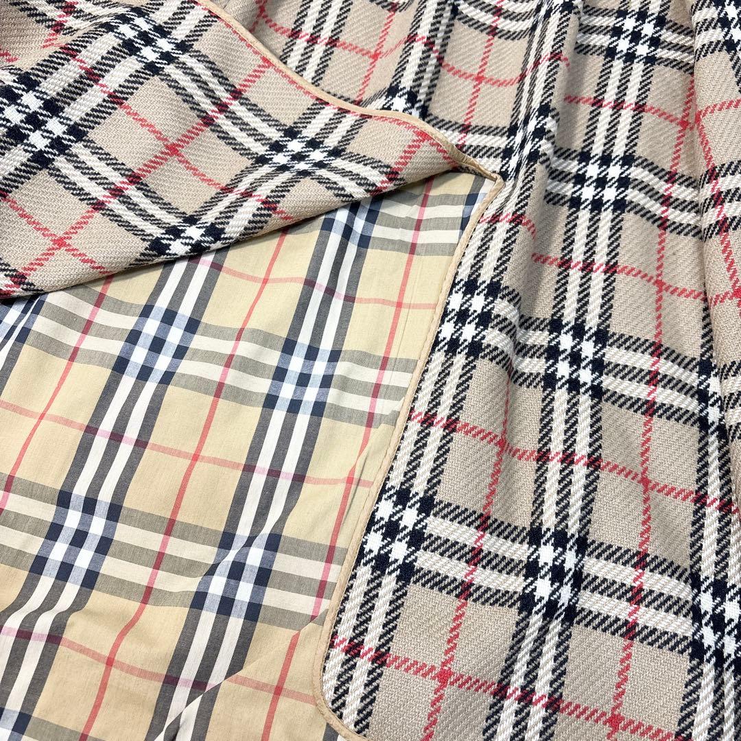 バーバリーズ ステンカラーコート ライナー付 裏地ノバチェック L