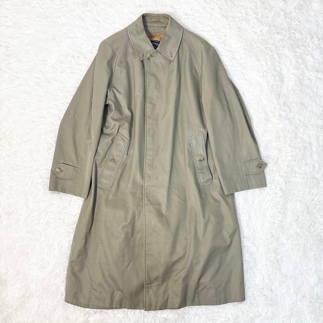 バーバリーズ ステンカラーコート ライナー付 裏地ノバチェック L