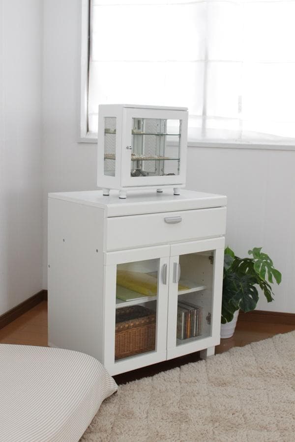 コレクションケース　ヨコ型　横型　ブラック　約幅32×奥行17×高さ35cm