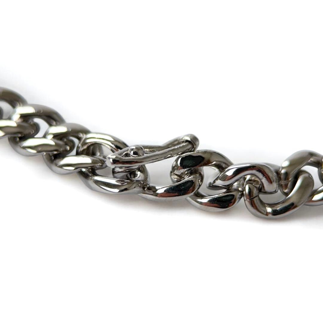 【美品】セリーヌ　グルメット　トリオンフ　シルバー　ネックレス