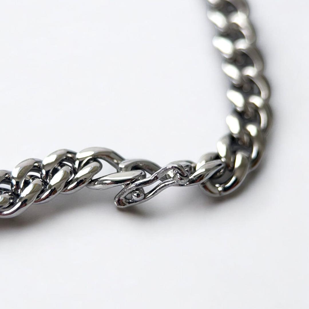 【美品】セリーヌ　グルメット　トリオンフ　シルバー　ネックレス