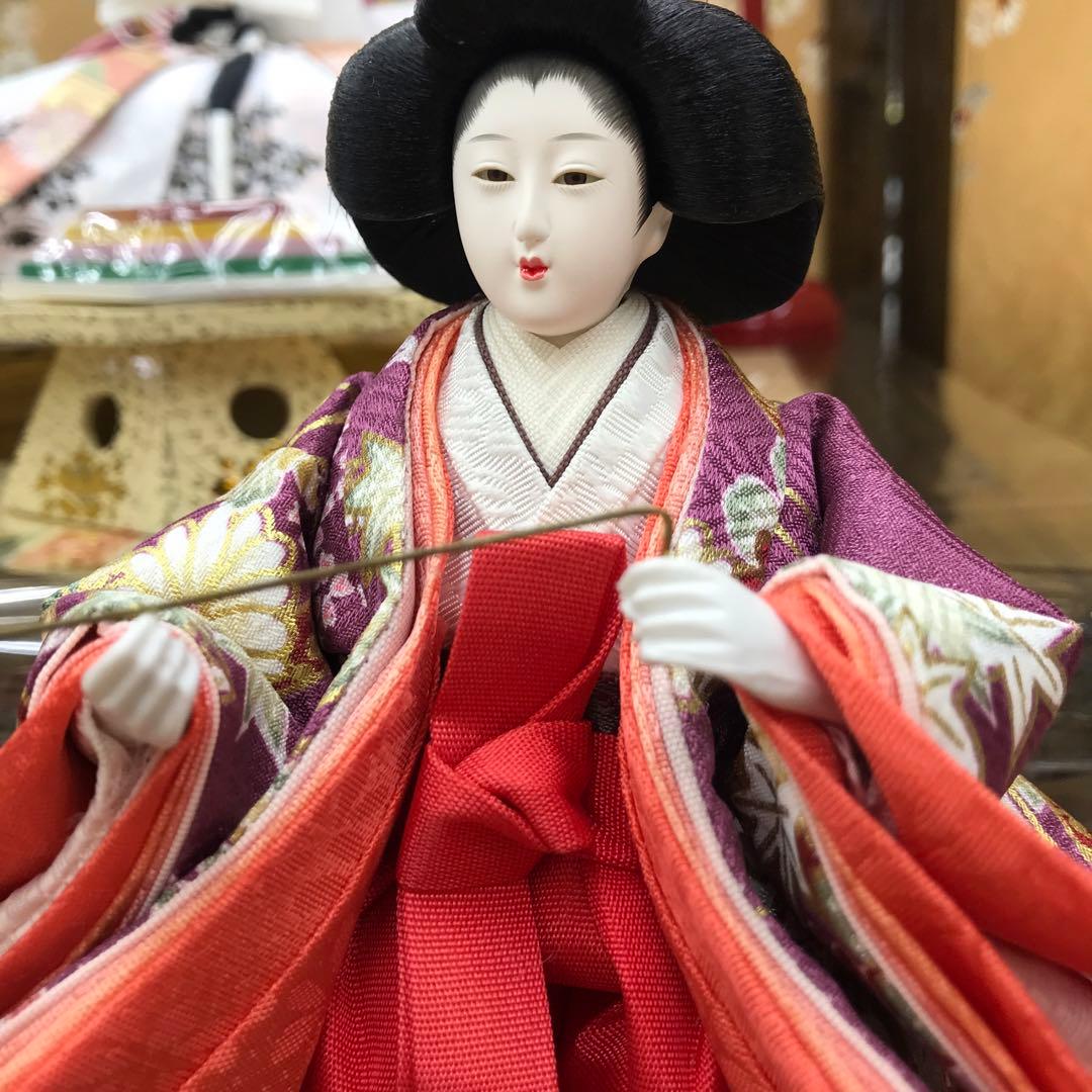 更に大幅値下げ！東玉十二単衣本仕立三段飾り雛人形