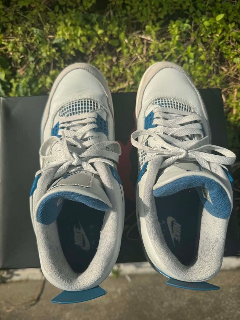 靴 Nike Air Jordan 4 Retro \"Industrial Blue