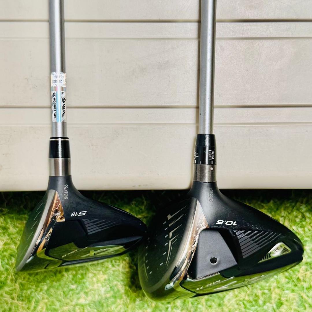 【極美品】スリクソン ZX7 MkⅡ 1W 5W ウッド2本セット SR