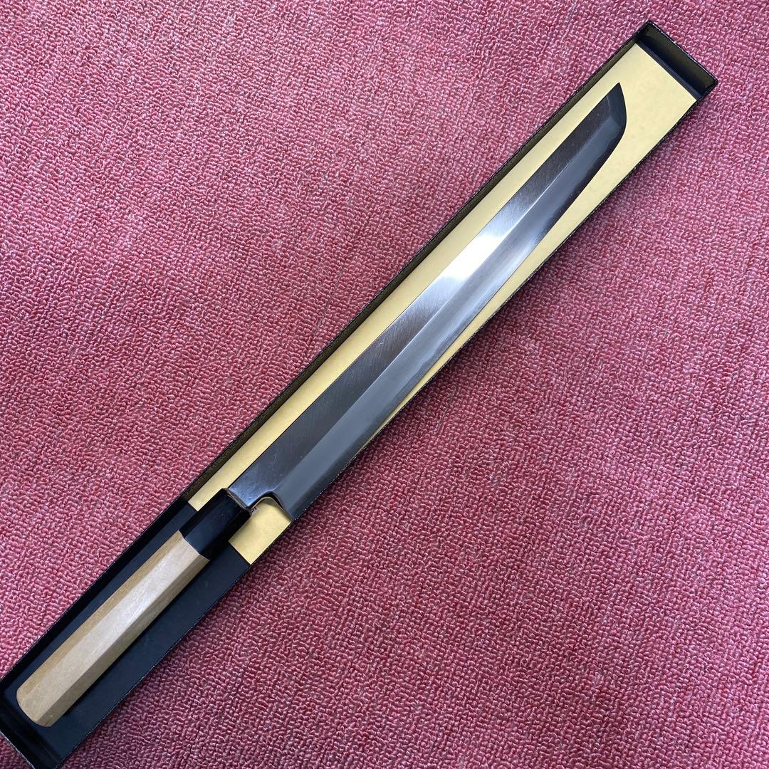 銀三　先丸柳刃包丁　330㎜ 尺1寸