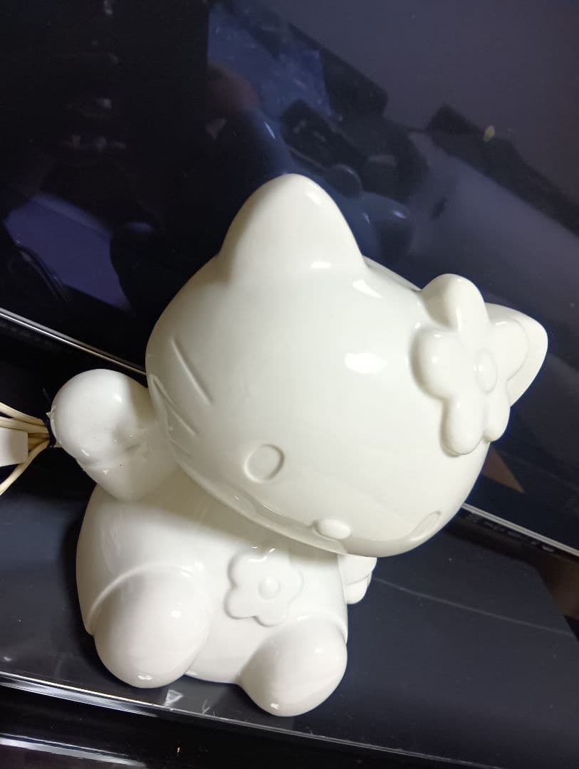 1998年　サンリオ　オフィシャル　ハローキティ　陶器製　セラミック　ライト