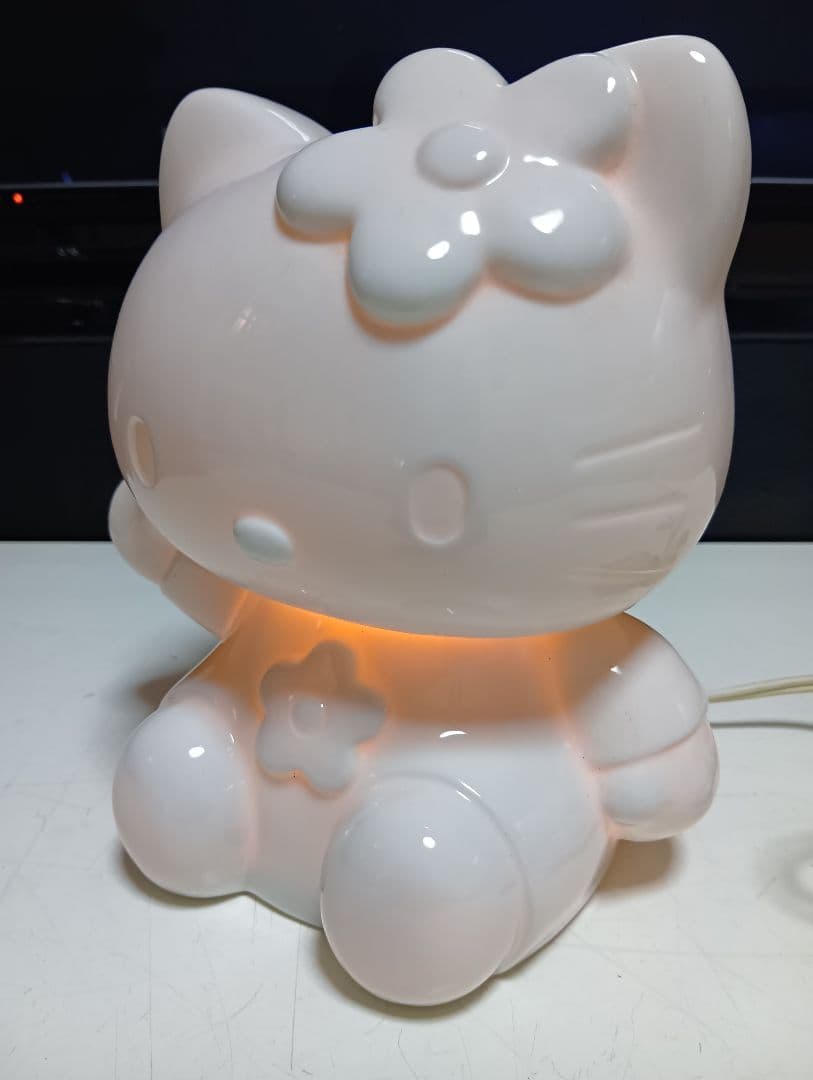 1998年　サンリオ　オフィシャル　ハローキティ　陶器製　セラミック　ライト