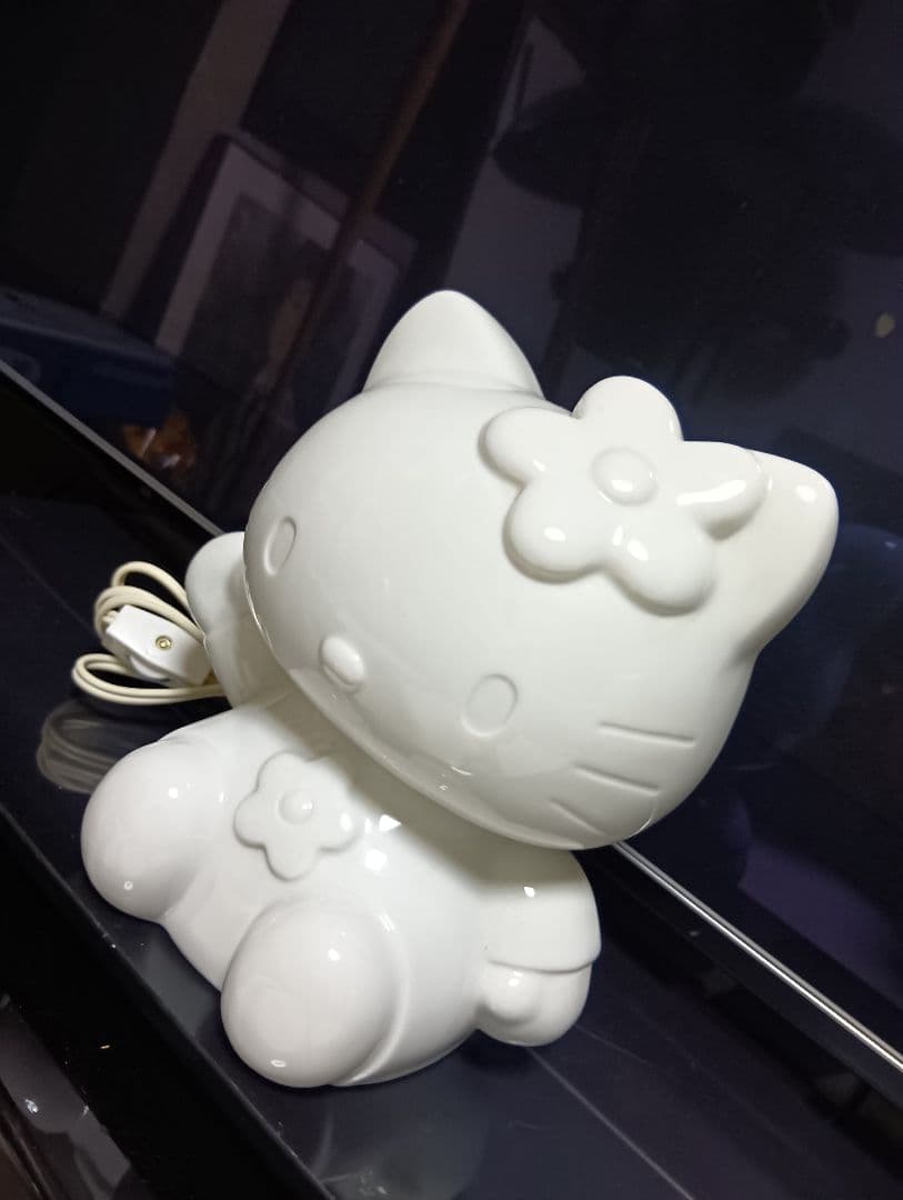 1998年　サンリオ　オフィシャル　ハローキティ　陶器製　セラミック　ライト