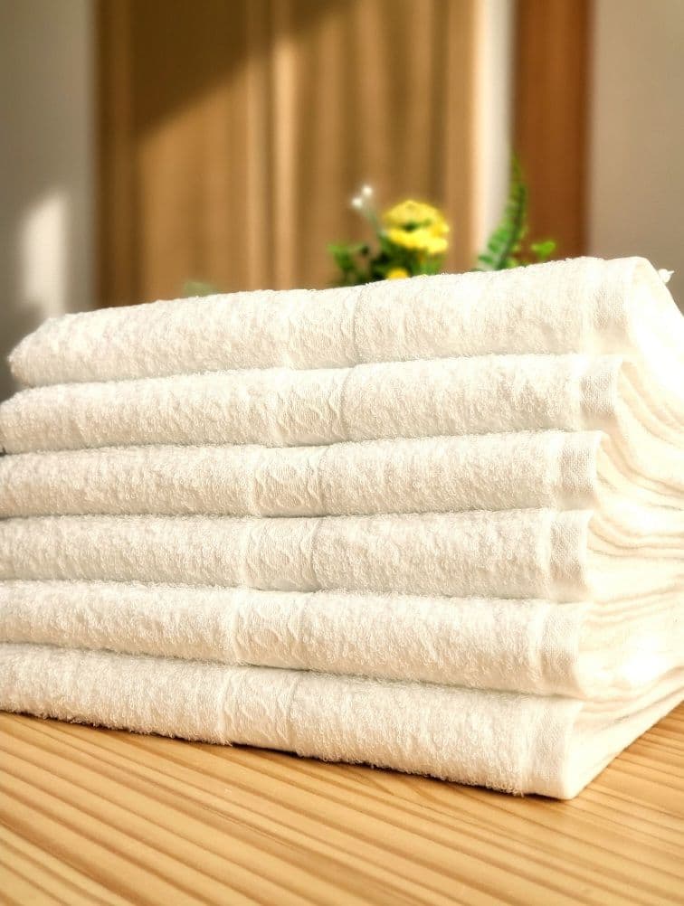 泉州タオル 高級綿ホワイトフェイスタオルセット20枚 タオル新品 まとめ売り