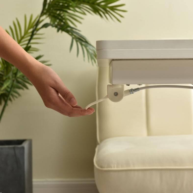 超人気！テーブル 天板が2倍に広がるガス圧昇降テーブル　GRAY