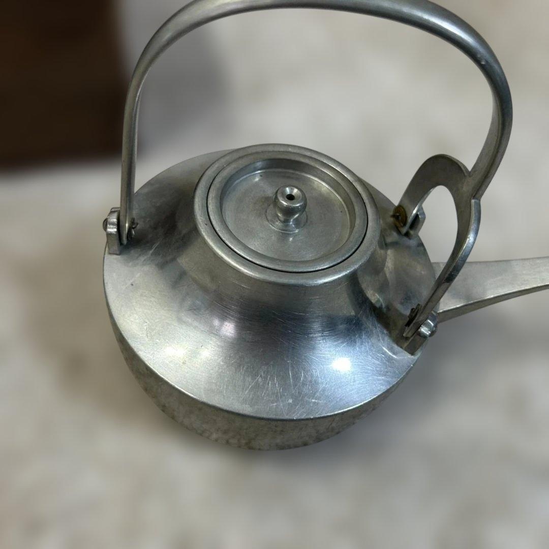 【名品】錫半 本錫 銚子 酒器 チロリ 刻印有 共箱付 昭和レトロ 骨董★