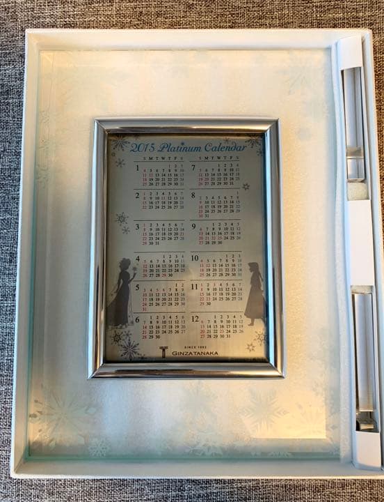 アナと雪の女王　GINZA TANAKA 純プラチナ　フォトフレーム