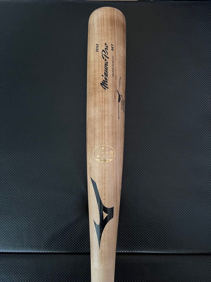 千葉ロッテマリーンズ　山口航輝 #51　バット NPBマーク 支給品　実使用