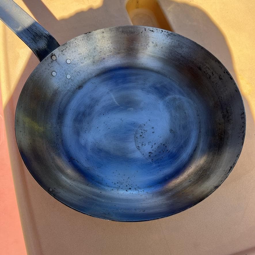 【即日・匿名発送】直径36cm 鉄　スチール　フライパン