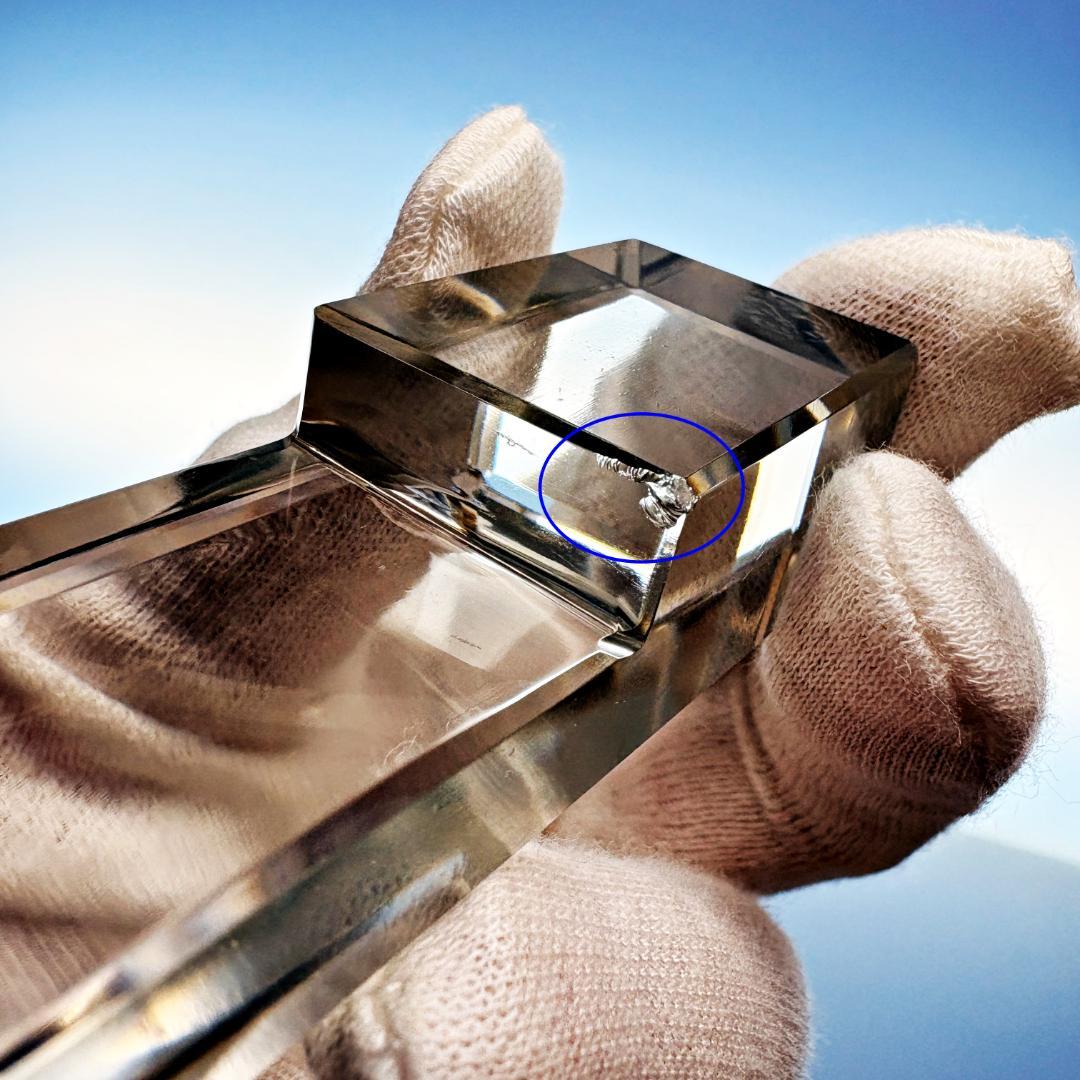 【訳あり】バカラ ナイフレスト 2本 ペア セット クリスタル ホルダー 箸置き