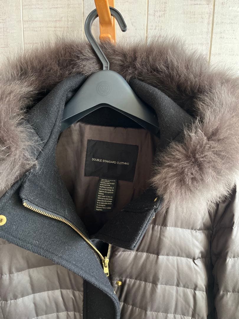 DoubleStandardClothing ダウン切り替えコート　FOXファー